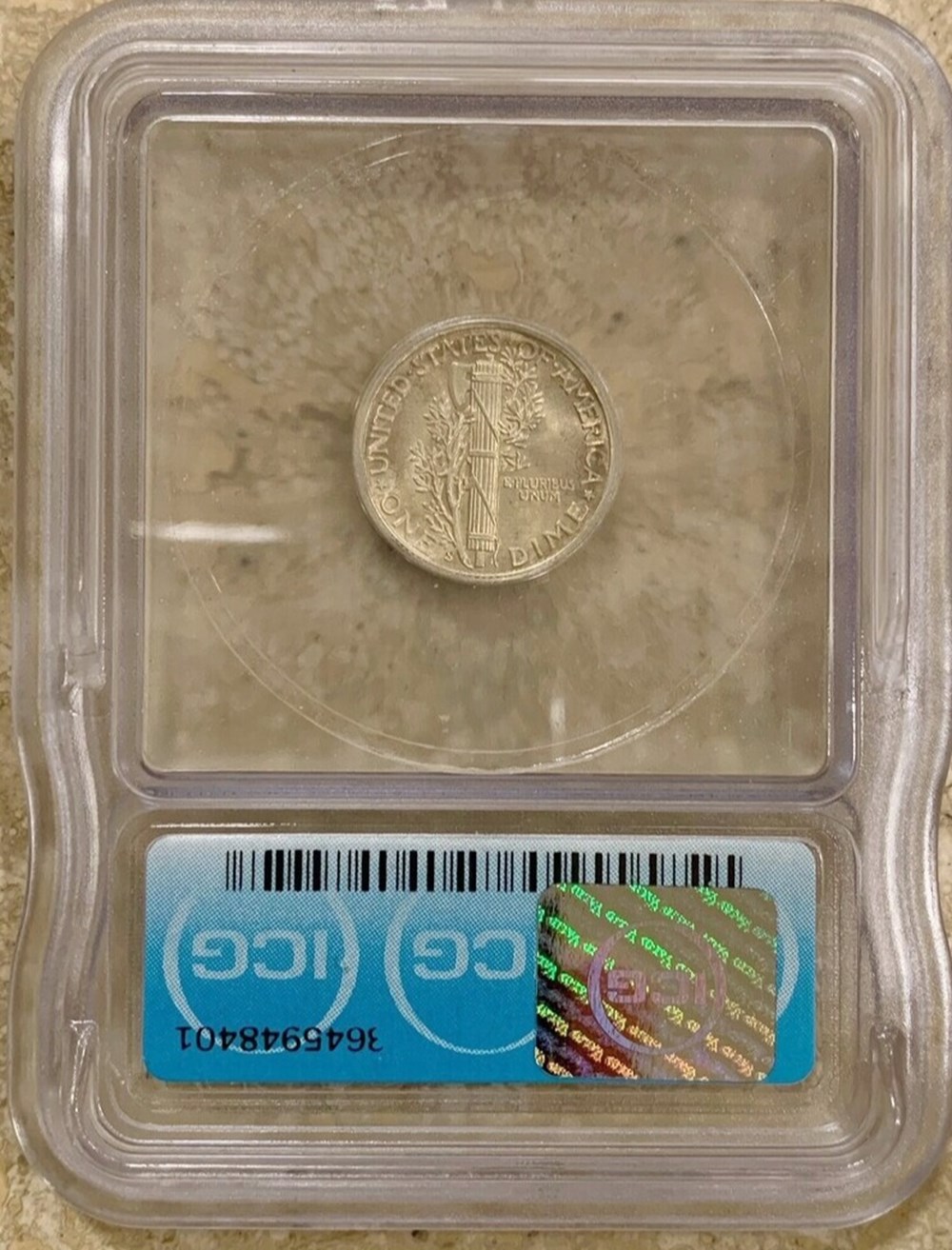 United States: 1943-S silver "Mercury" dime (ICG MS66 FB) 3 coins world united states 1943 s silver mercury dime icg ms66 fb