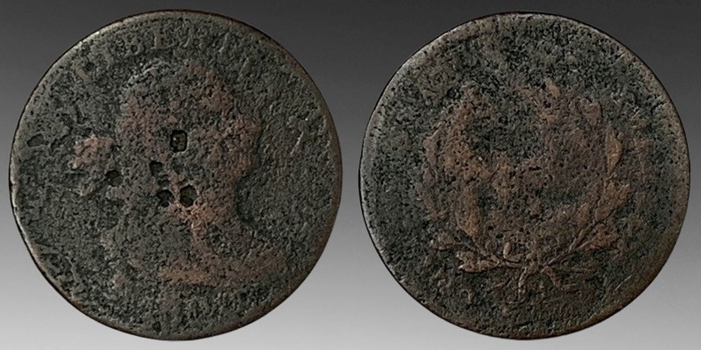 United States: copper Draped Bust half cent, 1800 coins world united states copper draped bust half cent 1800