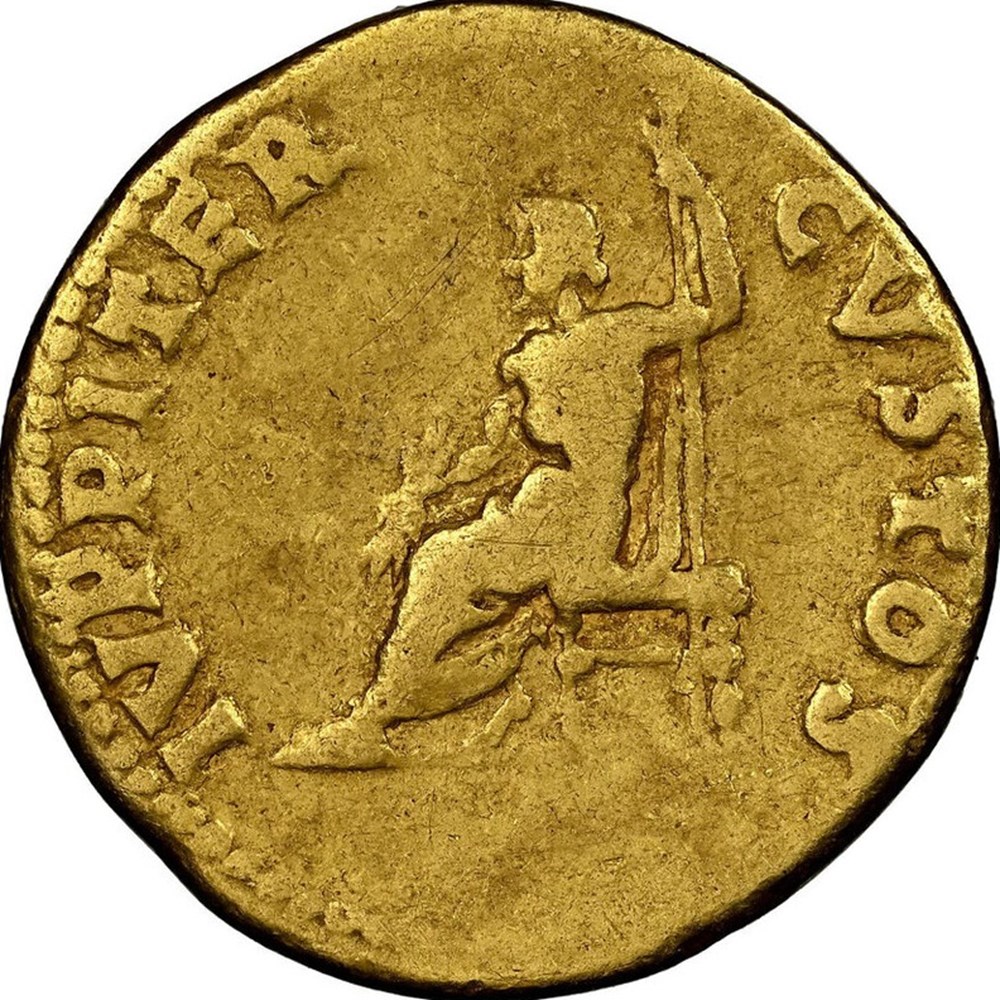 Roman Empire: ca. 54-68 AD gold aureus of Nero 4 coins roman empire ca 54 68 ad gold aureus of nero