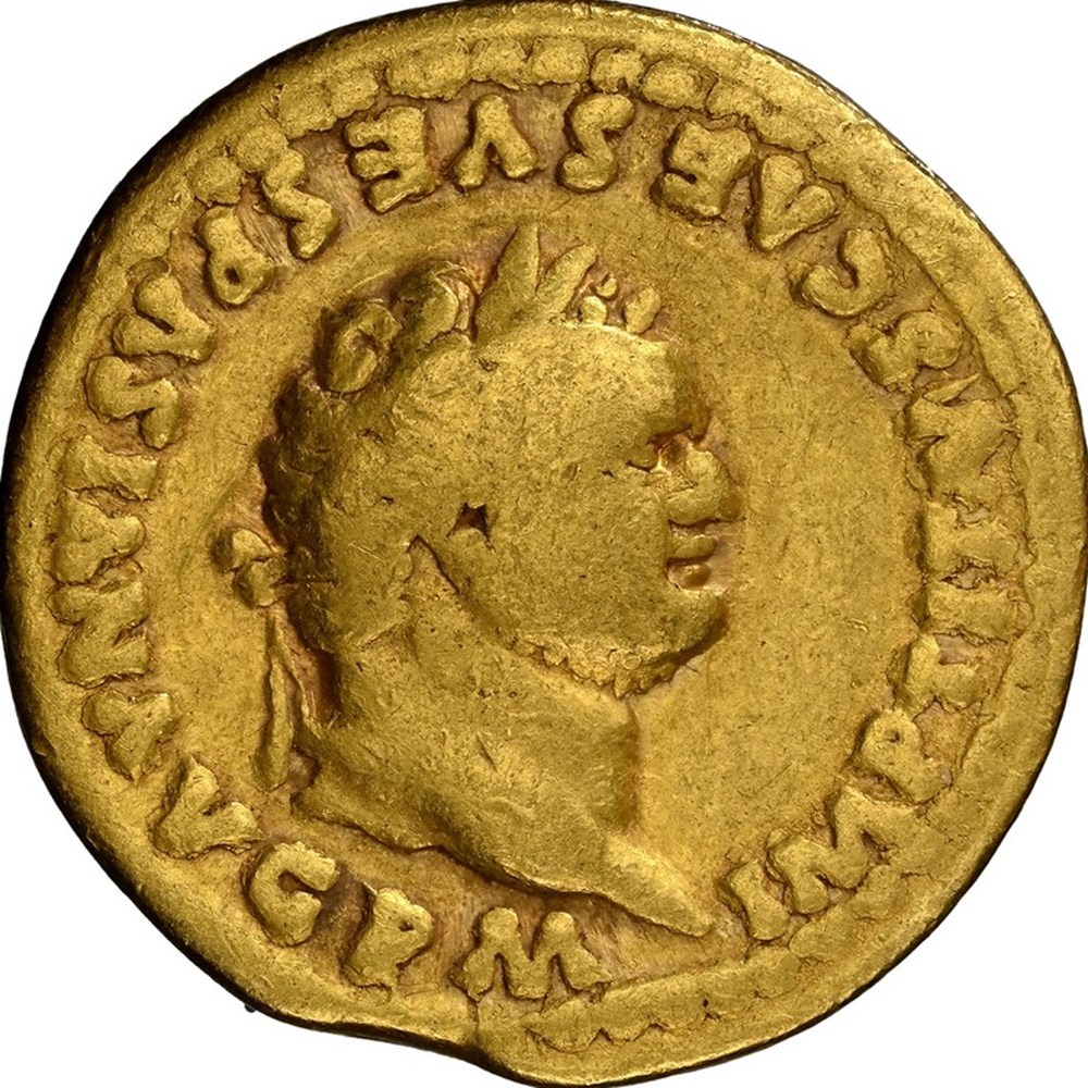 Roman Empire: ca. 80 AD gold aureus of Titus, struck for the opening of the Colosseum 3 coins ancient to romans imperial and republican roman empire ca 80 ad gold aureus of titus struck for the opening of the colosseum