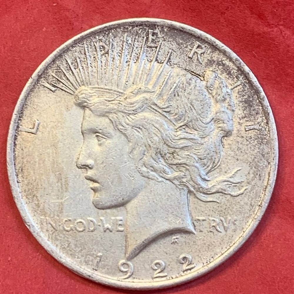 coins world united states 1922 silver peace dollar