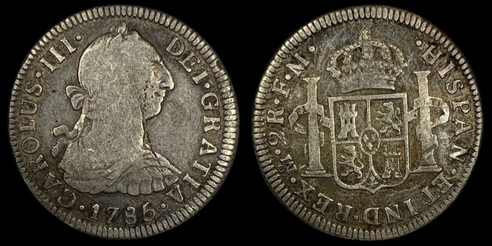 coins world mexico spanish colonial silver 2 reales of charles iii 1785 mo fm mexico city mint