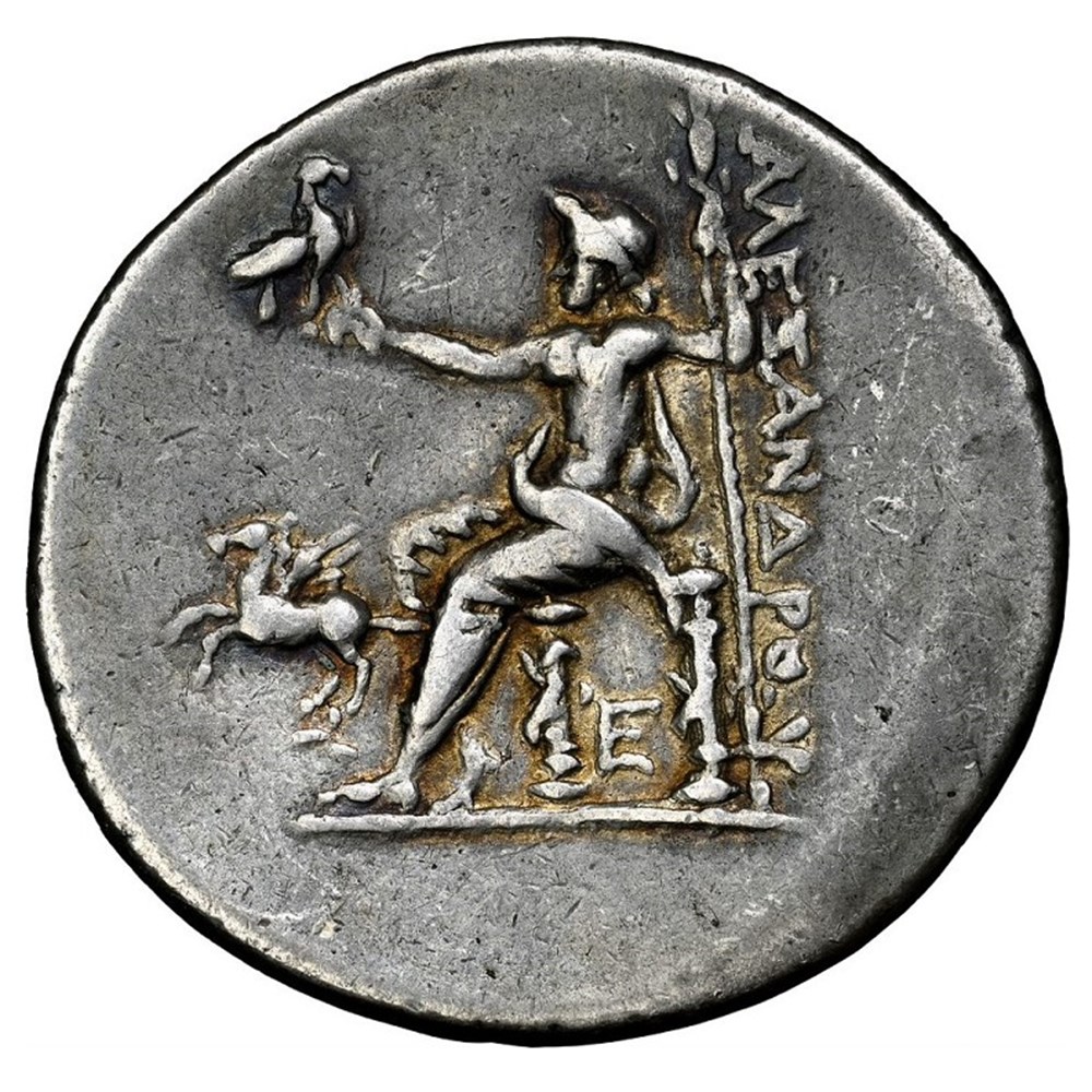 Greece (Caria, Alabanda): silver tetradrachm of Alexander the Great (posthumous), ca. 188-156 BC 4 coins ancient to greek greece caria alabanda silver tetradrachm of alexander the great posthumous ca 188 156 bc