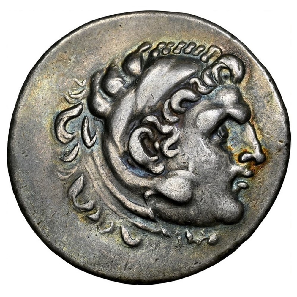 Greece (Caria, Alabanda): silver tetradrachm of Alexander the Great (posthumous), ca. 188-156 BC 3 coins ancient to greek greece caria alabanda silver tetradrachm of alexander the great posthumous ca 188 156 bc