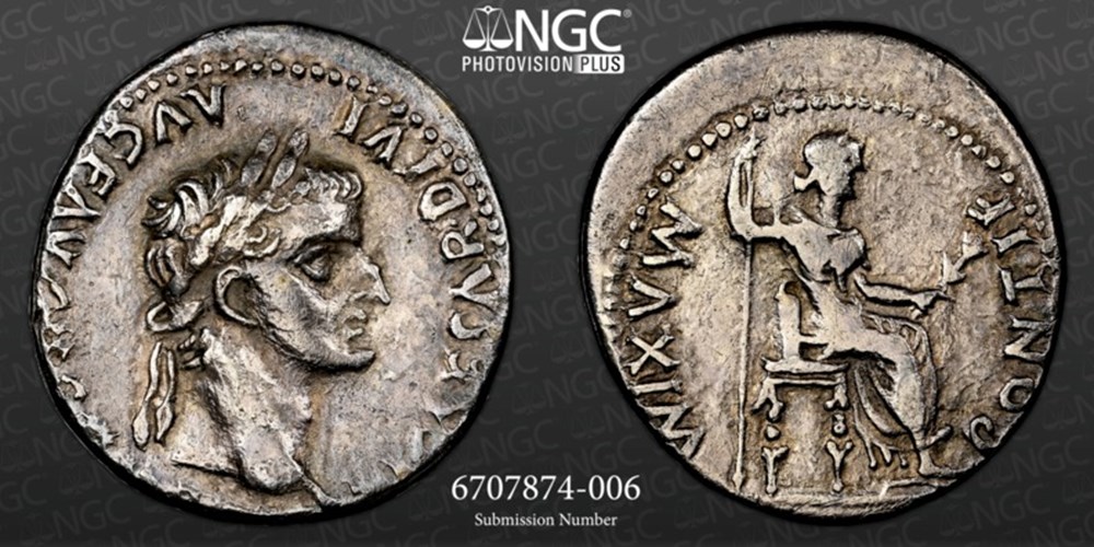 Roman Empire: ca. 14-37 AD silver denarius of Tiberius (the biblical "Tribute Penny") 2 coins ancient to romans imperial and republican roman empire ca 14 37 ad silver denarius of tiberius the biblical tribute penny