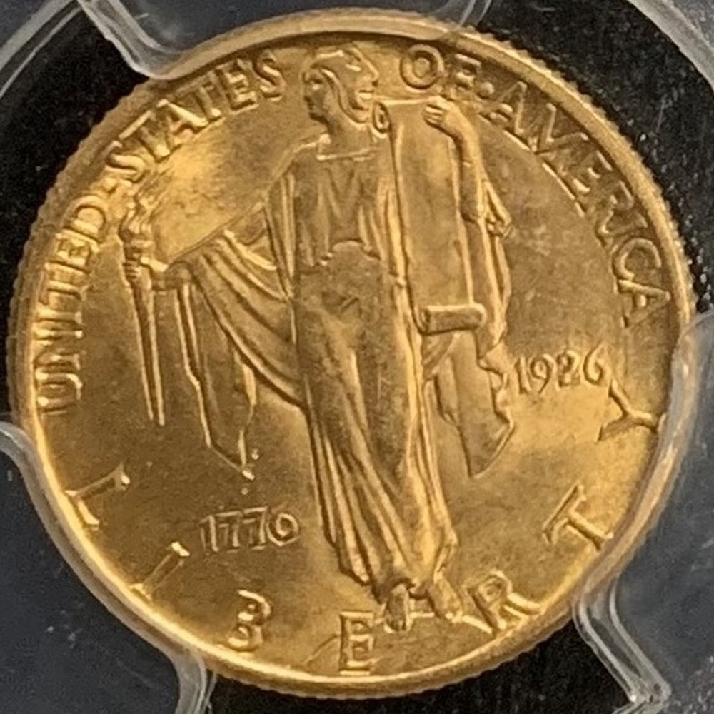 United States: 1926 gold Sesquicentennial commemorative quarter eagle ($2.50) 3 coins world united states 1926 gold sesquicentennial commemorative quarter eagle 2 50