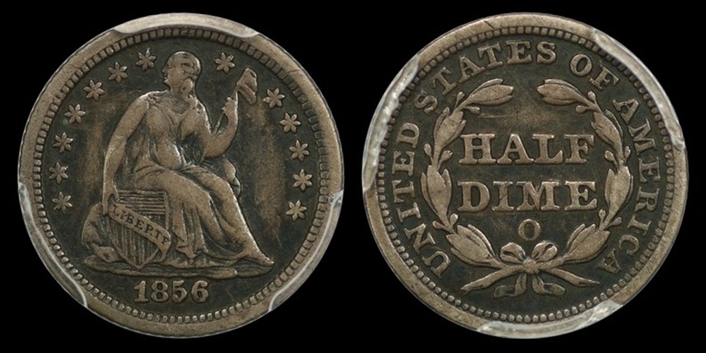 coins world united states 1856 o silver seated liberty half dime