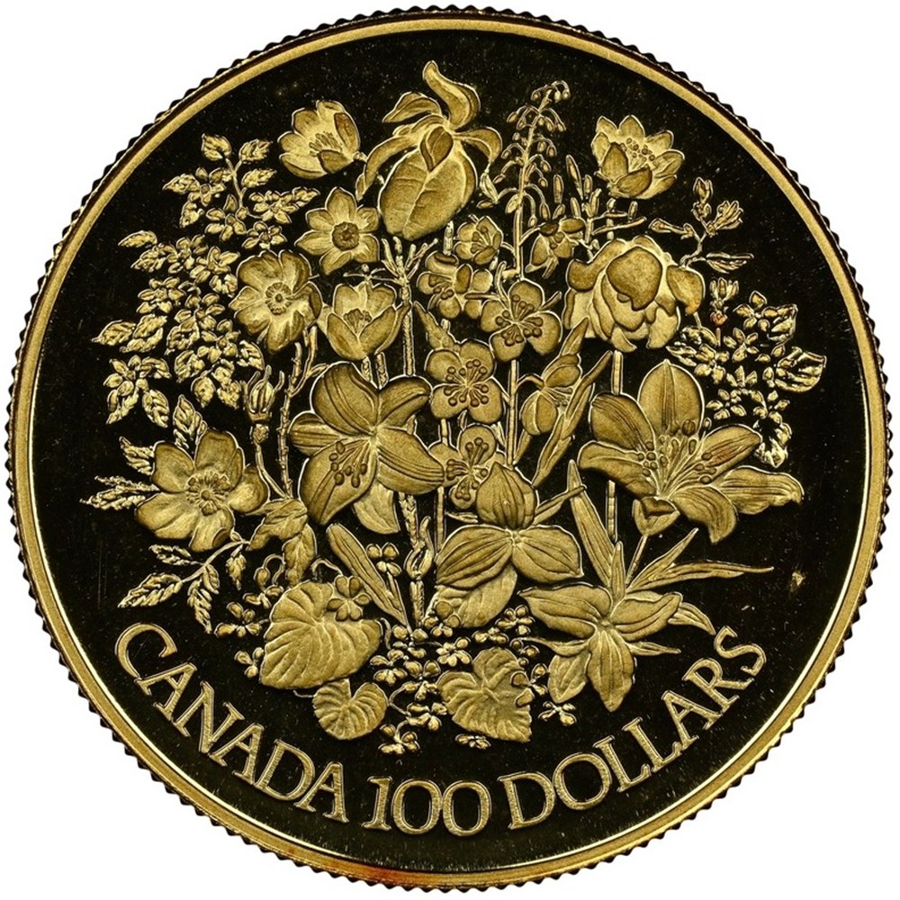 coins world canada 1977 gold proof 100 dollars of elizabeth ii silver jubilee issue
