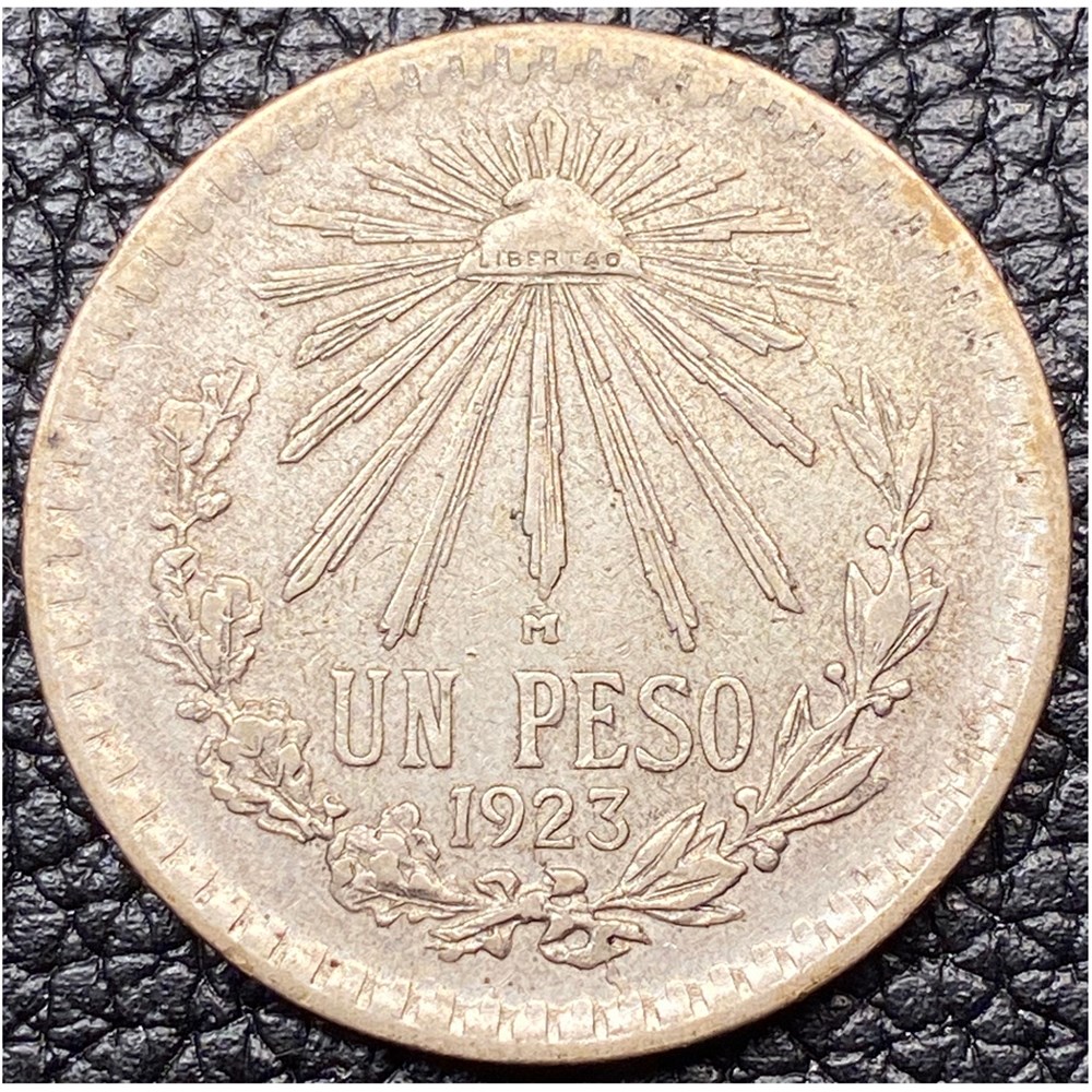 coins world mexico silver peso 1923 m