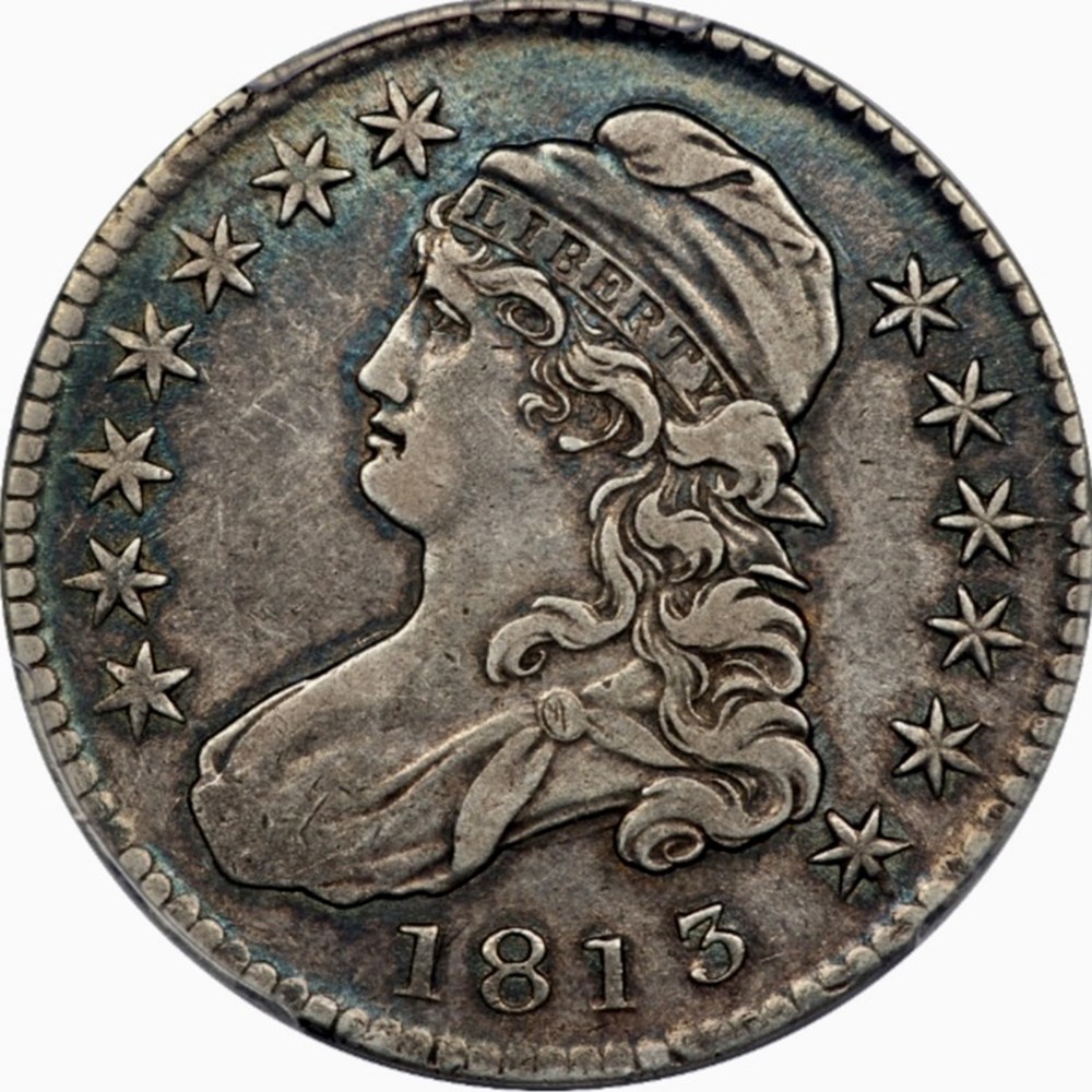 coins world united states 1813 silver capped bust half dollar