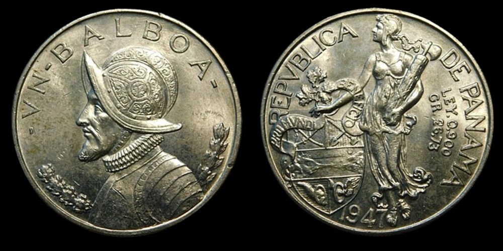 coins world panama silver balboa 1947