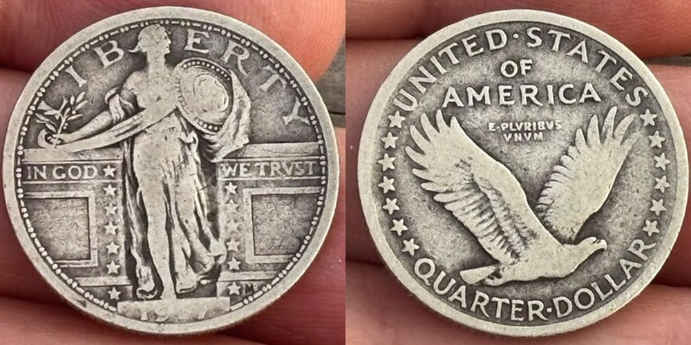 coins world united states 1917 silver standing liberty quarter type 1