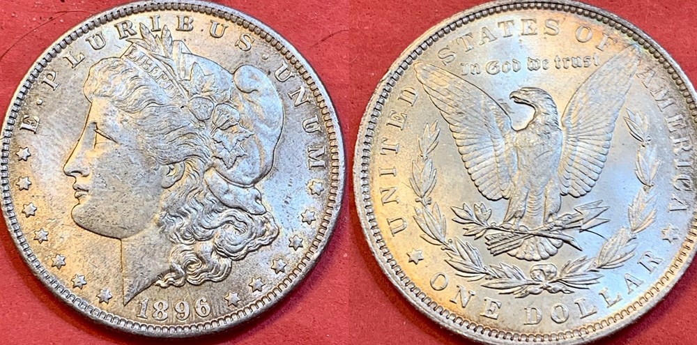 coins world united states 1896 silver morgan dollar