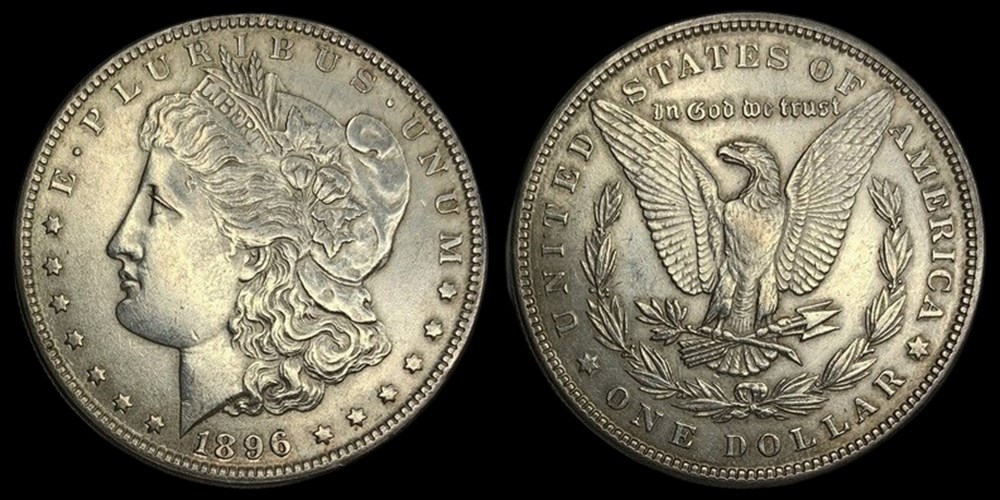 coins world united states silver morgan dollar 1896