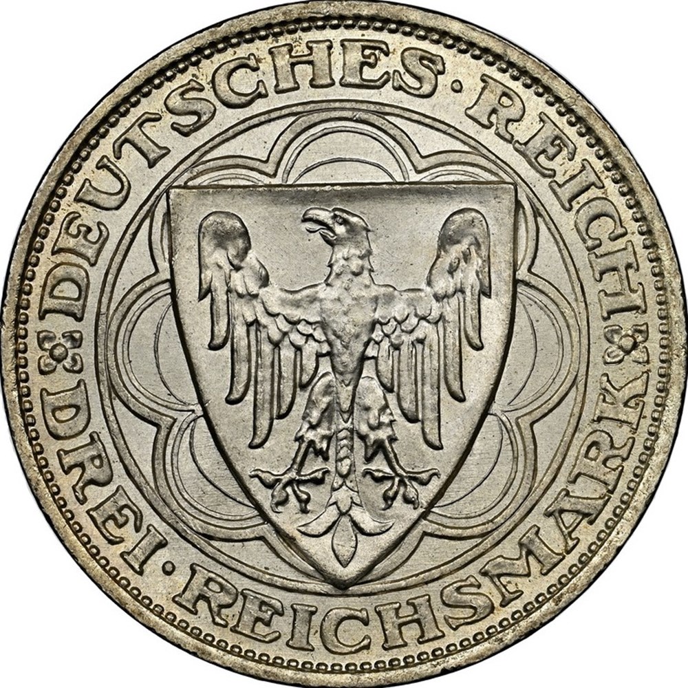 Germany (Weimar Republic): 1927-A silver 3-reichsmark, Bremerhaven commemorative 4 coins world germany weimar republic 1927 a silver 3 reichsmark bremerhaven commemorative