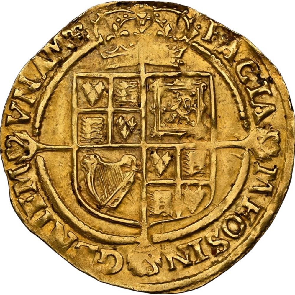 England: ca. 1623-1624 gold Laurel of James I, third coinage, lis mintmark 4 coins european medieval to kingdom england ca 1623 1624 gold laurel of james i third coinage lis mintmark