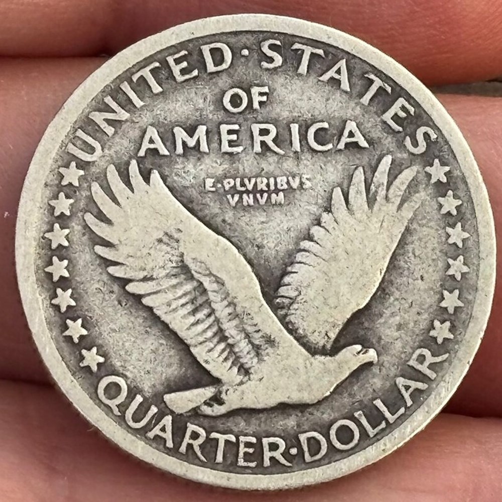 coins world united states 1917 silver standing liberty quarter type 1