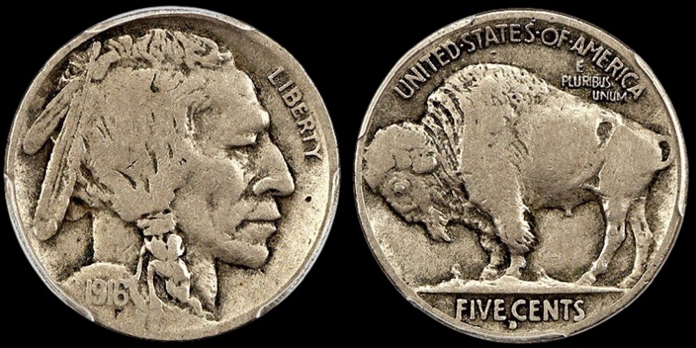 coins world united states copper nickel buffalo nickel 1916 d