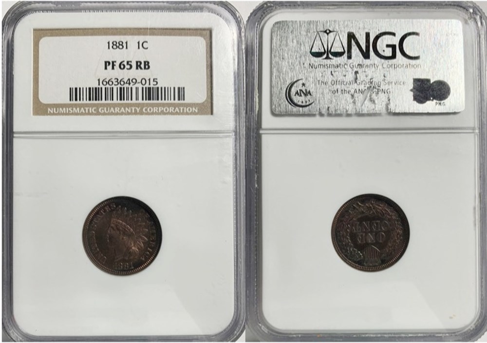 United States: 1881 bronze proof Indian Head cent 5 coins world united states 1881 bronze proof indian head cent