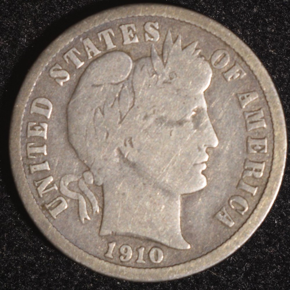 coins world united states dd014 usa 1910 silver barber dime