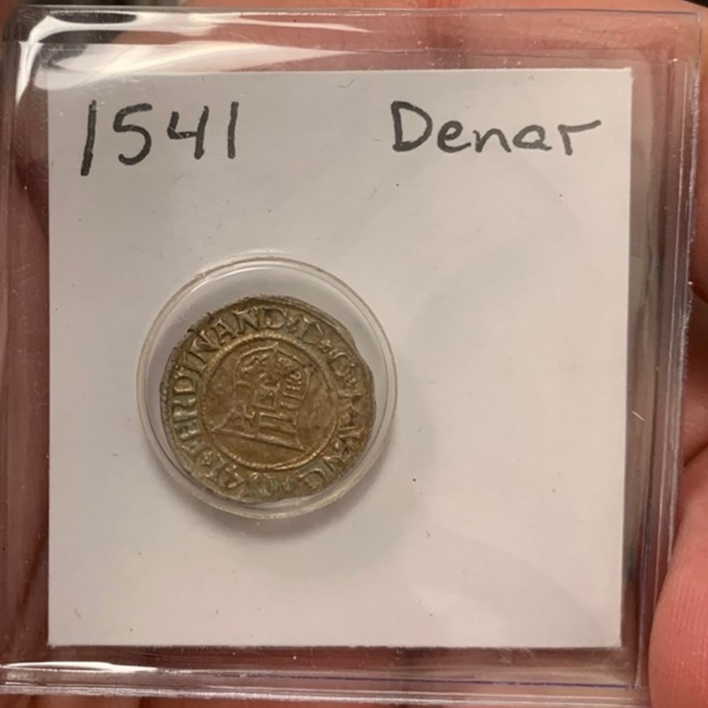 Hungary: 1541-KB silver denar of Ferdinand I, Holy Roman Emperor coins european medieval to empire hungary 1541 kb silver denar of ferdinand i holy roman emperor
