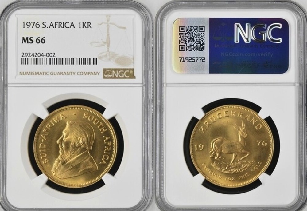 coins world south africa 1976 gold krugerrand 1 ounce