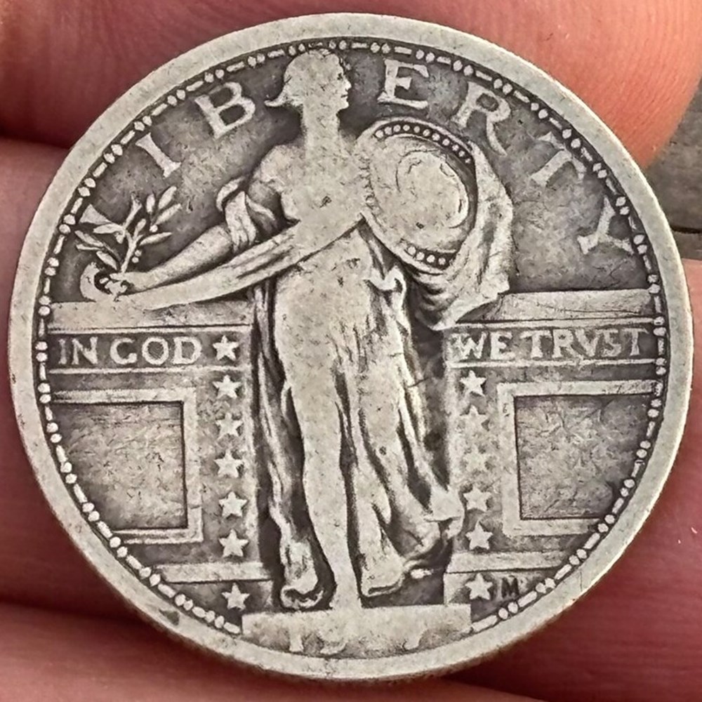 coins world united states 1917 silver standing liberty quarter type 1