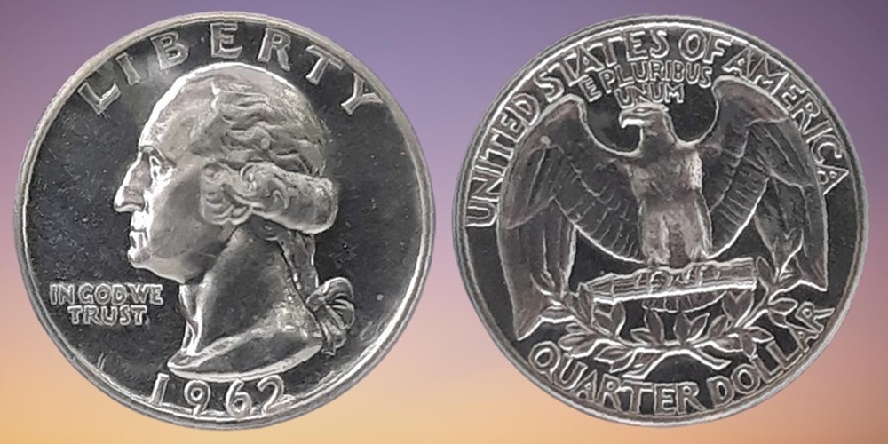 coins world united states silver proof washington quarter 1962