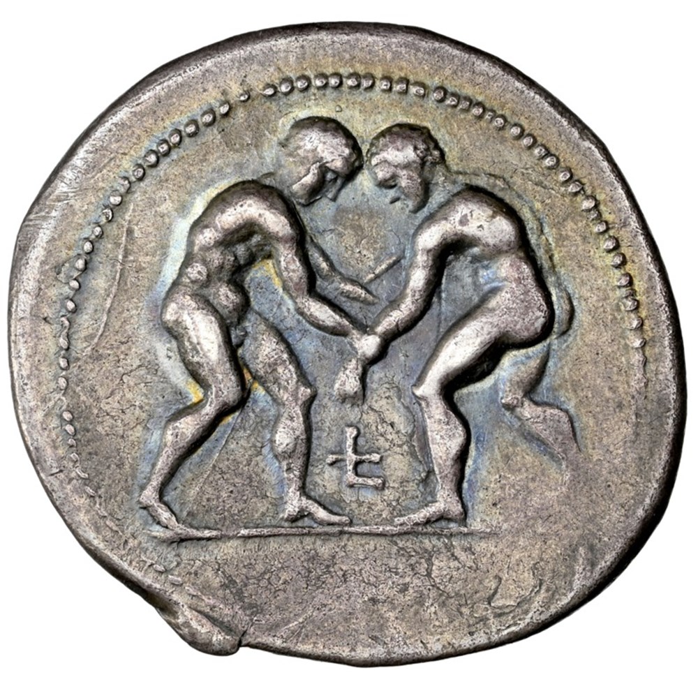 Greece (Pamphylia, Aspendos): ca. 325-250 BC silver stater 3 coins ancient to greek greece pamphylia aspendos ca 325 250 bc silver stater