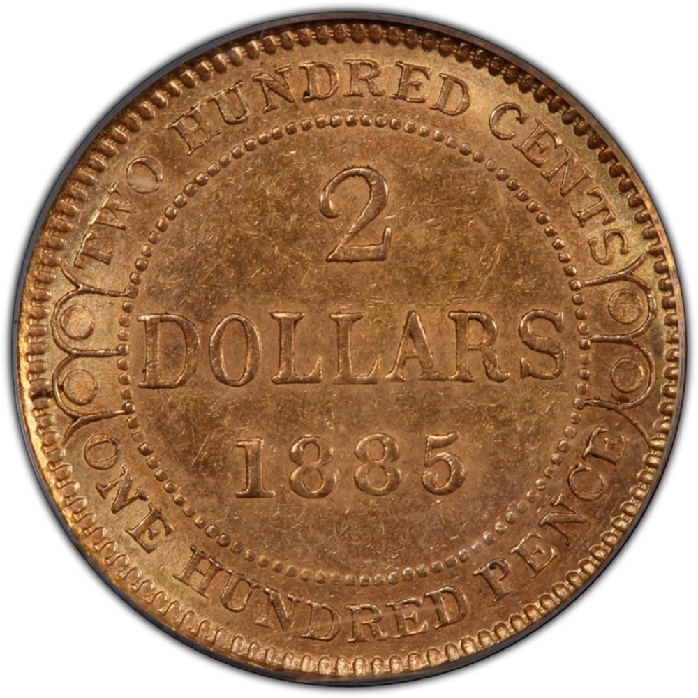 Canada (Newfoundland): 1885 gold 2 dollars of Queen Victoria 4 coins world canada newfoundland 1885 gold 2 dollars of queen victoria