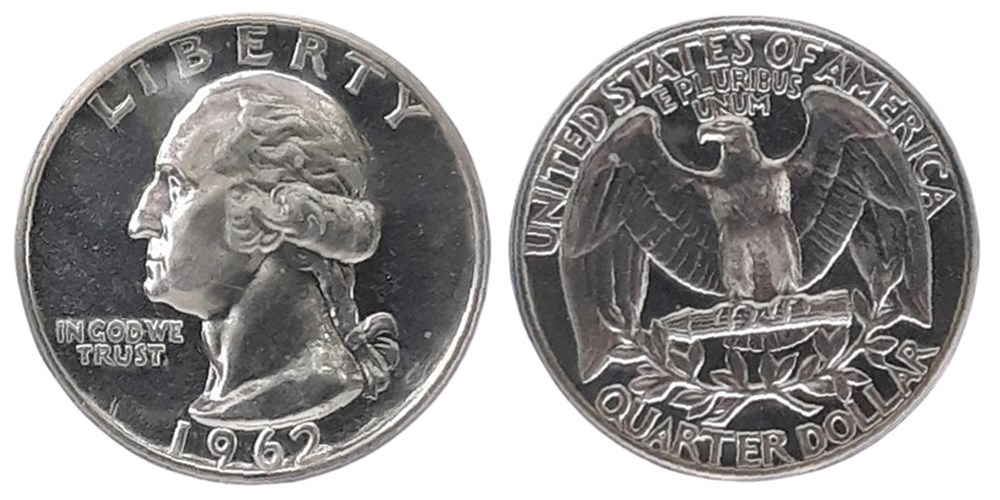 coins world united states silver proof washington quarter 1962