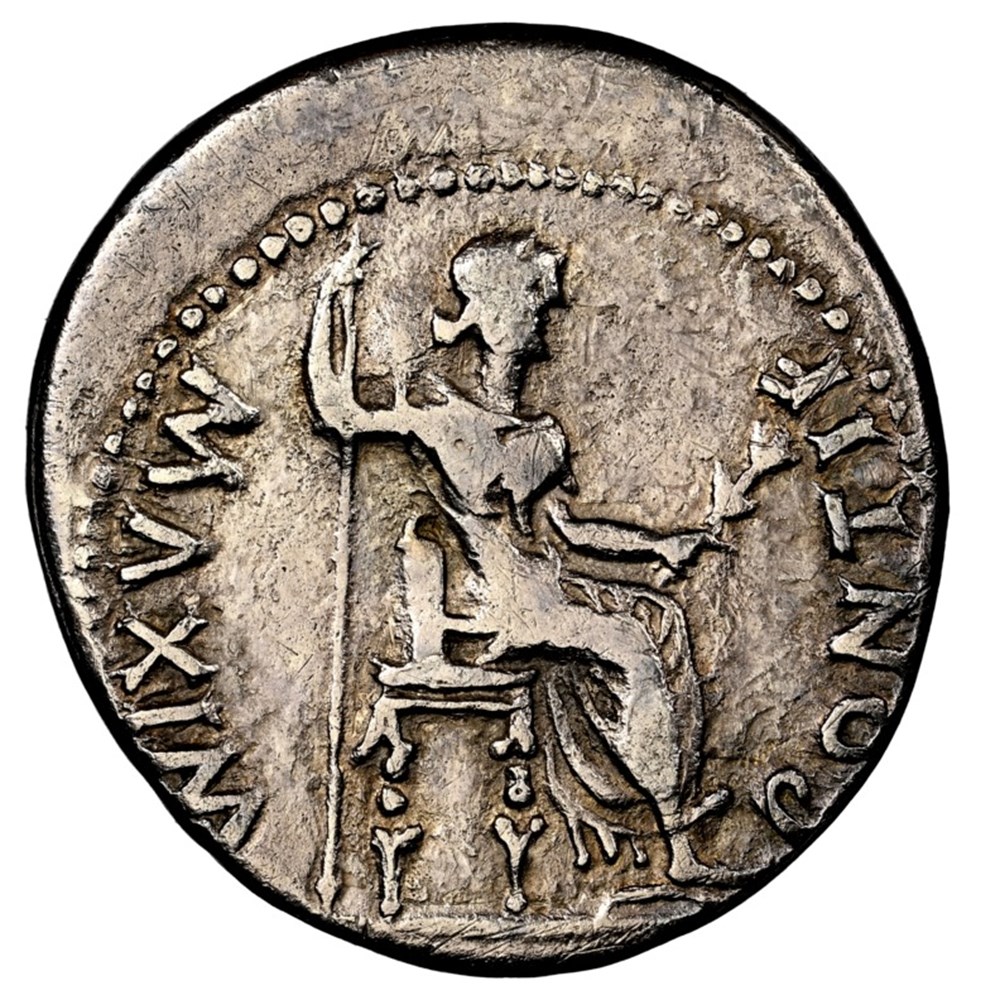 Roman Empire: ca. 14-37 AD silver denarius of Tiberius (the biblical "Tribute Penny") 4 coins ancient to romans imperial and republican roman empire ca 14 37 ad silver denarius of tiberius the biblical tribute penny