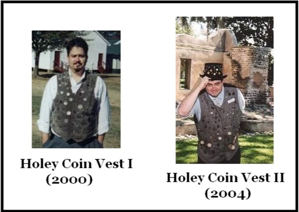 The "Holey Coin Vest" coins the holey coin vest