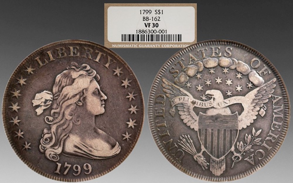 United States: 1799 silver Draped Bust dollar coins world united states 1799 silver draped bust dollar
