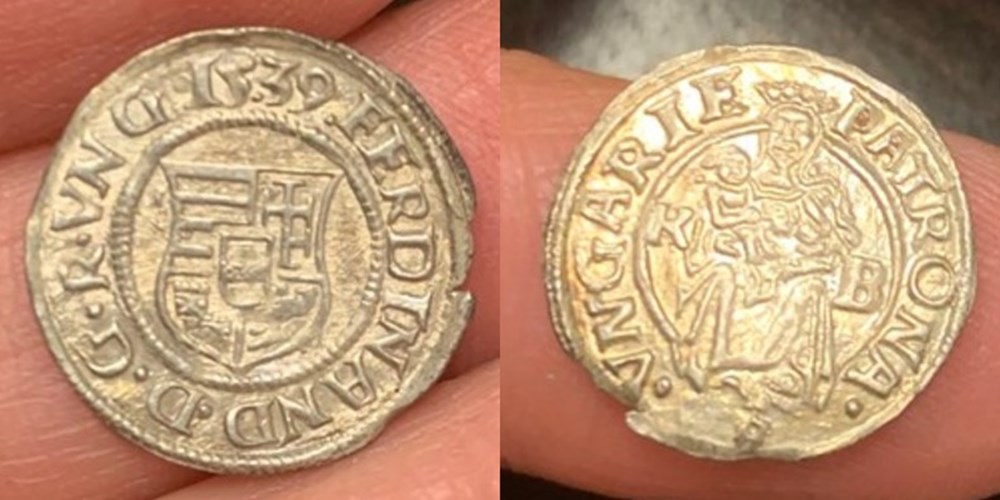 Hungary: 1539-KB silver denar of Ferdinand I, Holy Roman Emperor coins european medieval to empire hungary 1539 kb silver denar of ferdinand i holy roman emperor