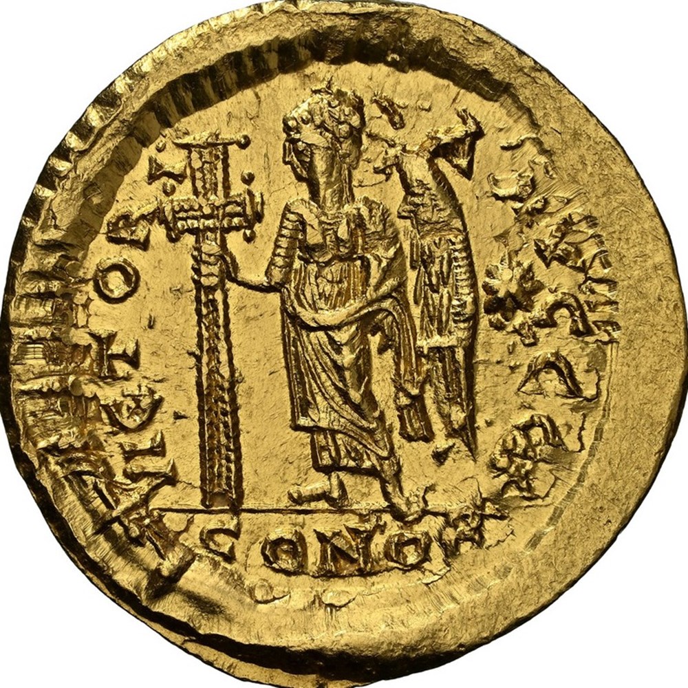 coins ancient to romans imperial and republican eastern roman empire ca 476 491 ad gold solidus of zeno constantinople mint