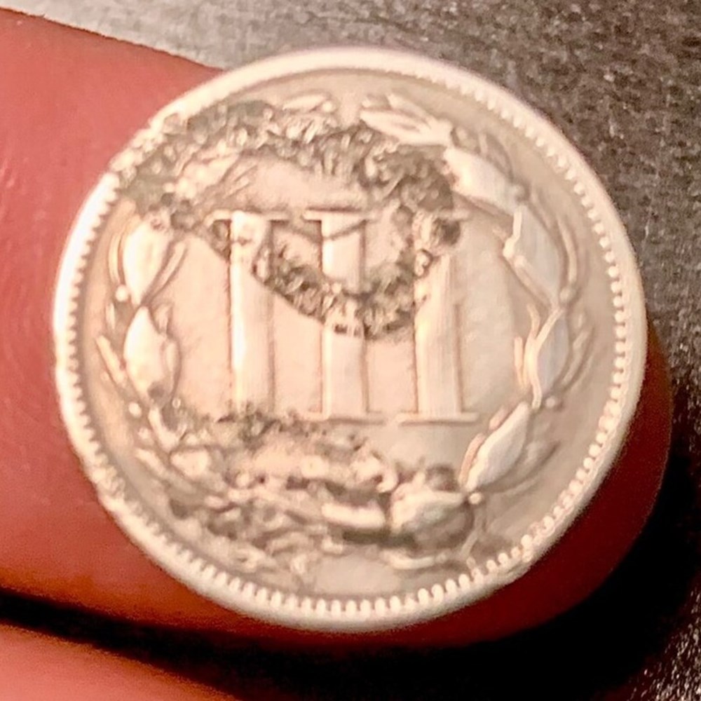 coins world united states 1865 copper nickel 3 cent piece