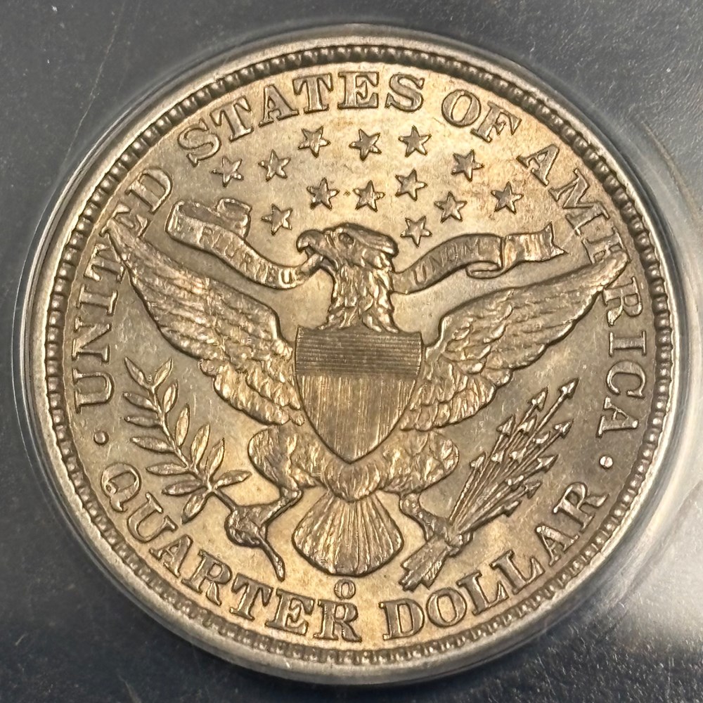 coins united states 1892 o silver barber quarter