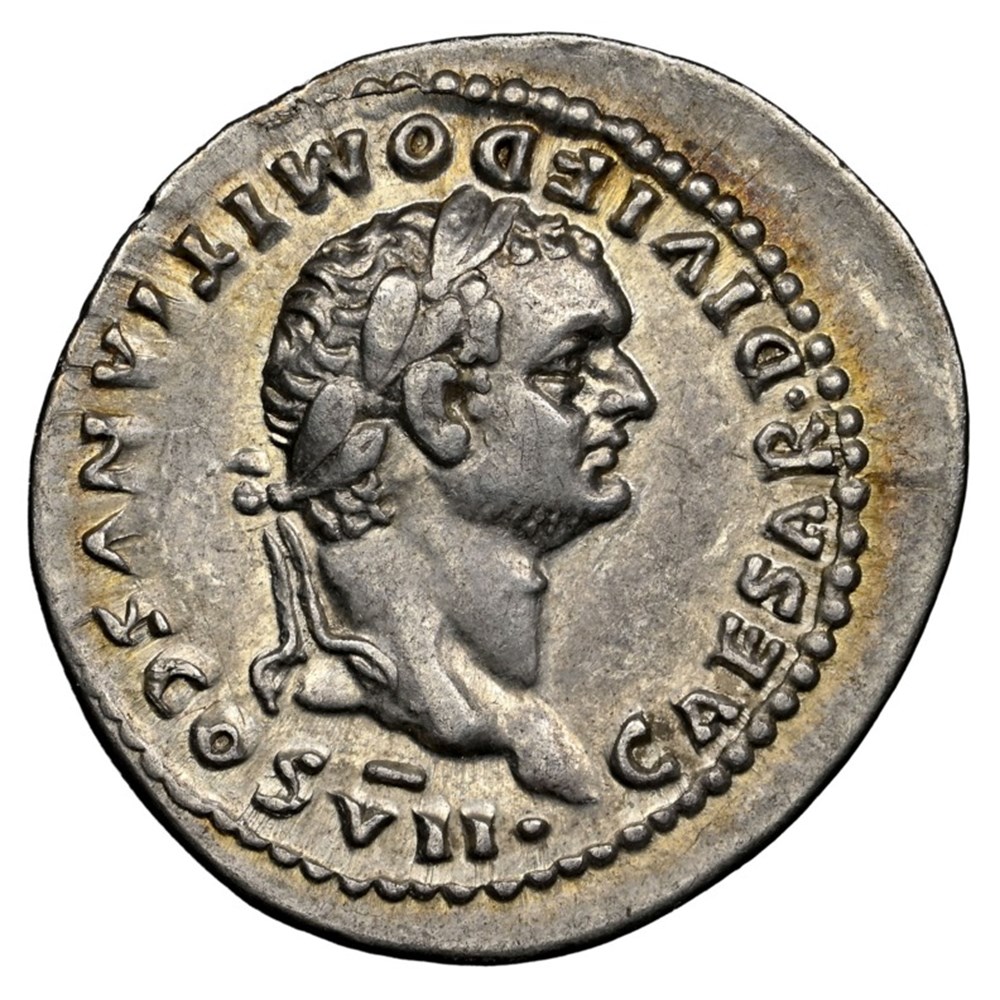 Roman Empire: ca. 80-81 AD silver denarius of Domitian as Caesar under Titus 3 coins ancient to romans imperial and republican roman empire ca 80 81 ad silver denarius of domitian as caesar under titus