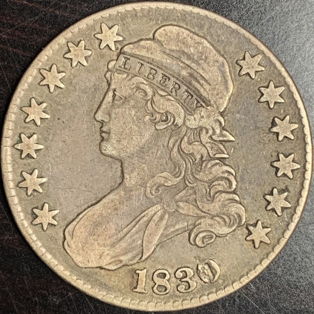 coins world united states silver capped bust half dollar 1830