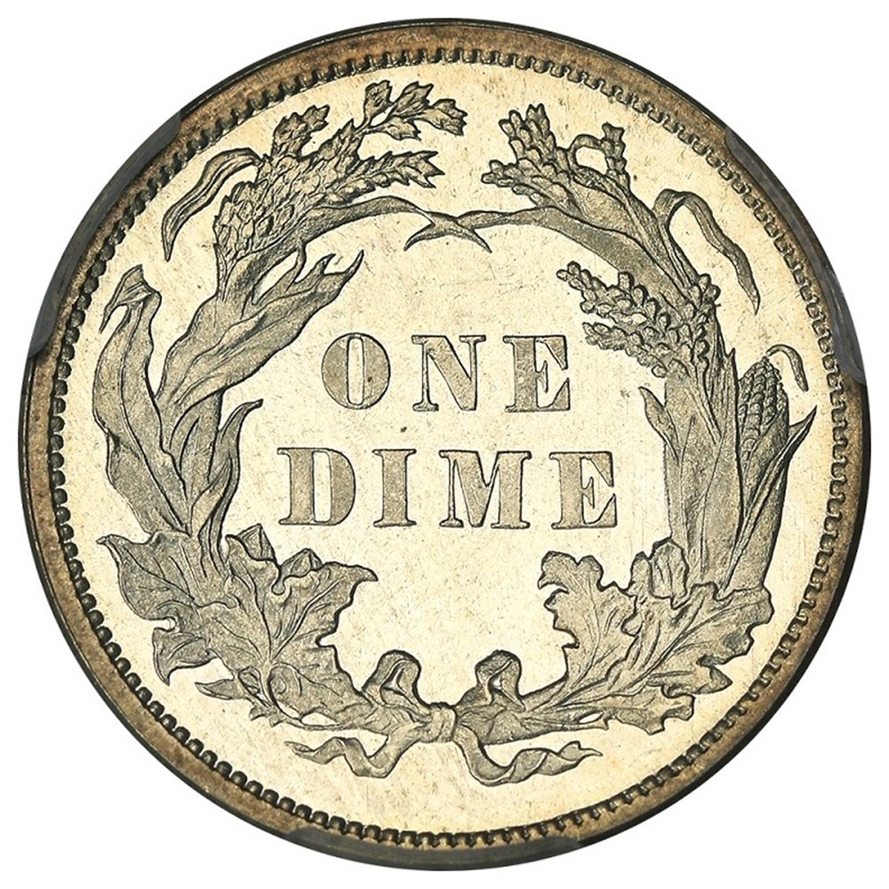 coins united states 1886 silver proof seated liberty dime