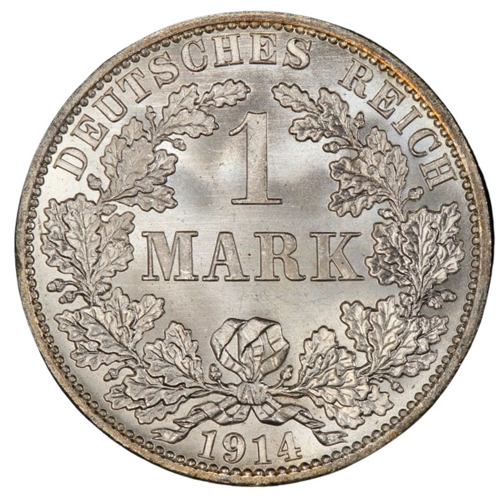 Germany (Imperial): silver mark, 1914-A 4 coins world germany imperial silver mark 1914 a