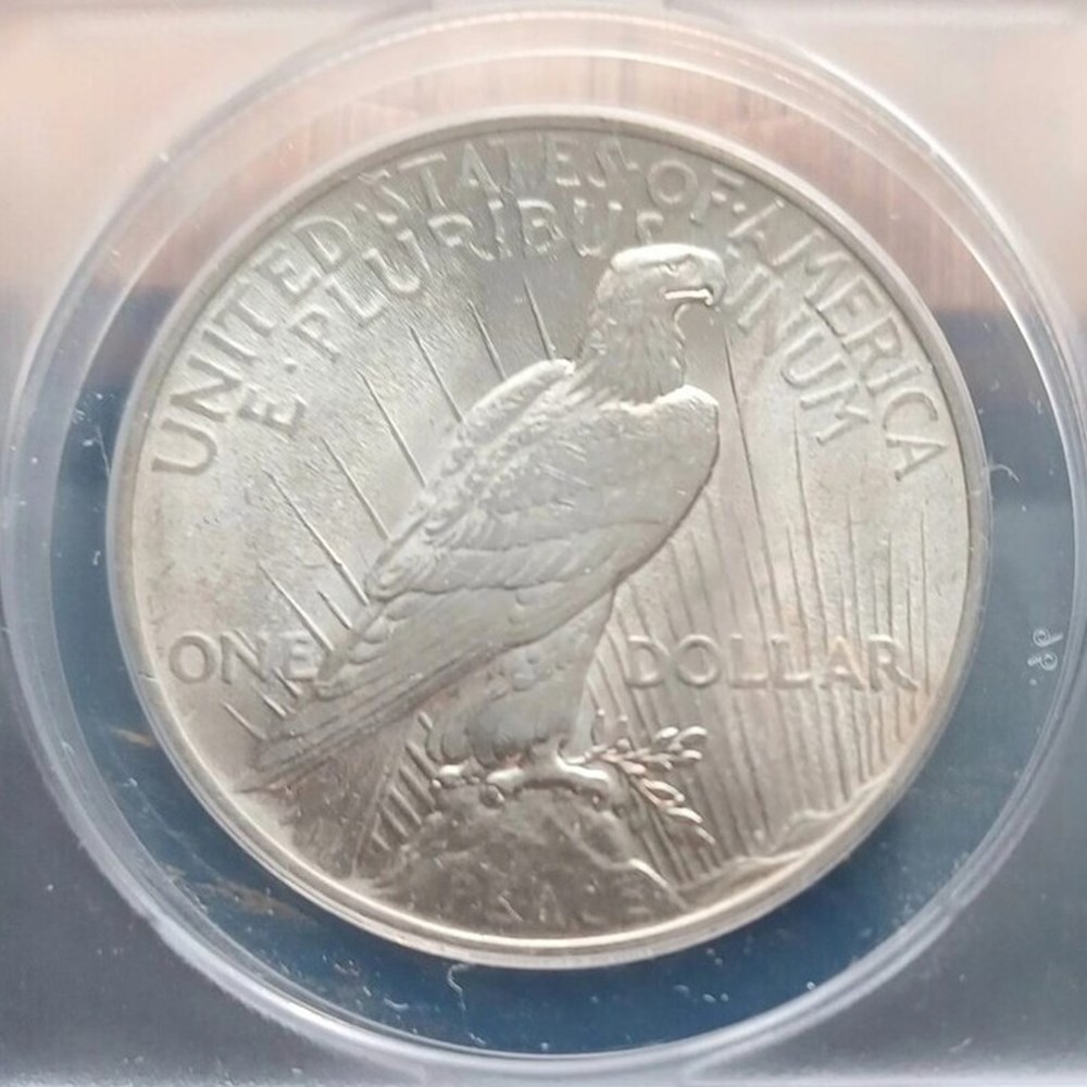 coins world united states 1922 silver peace dollar anacs ms62