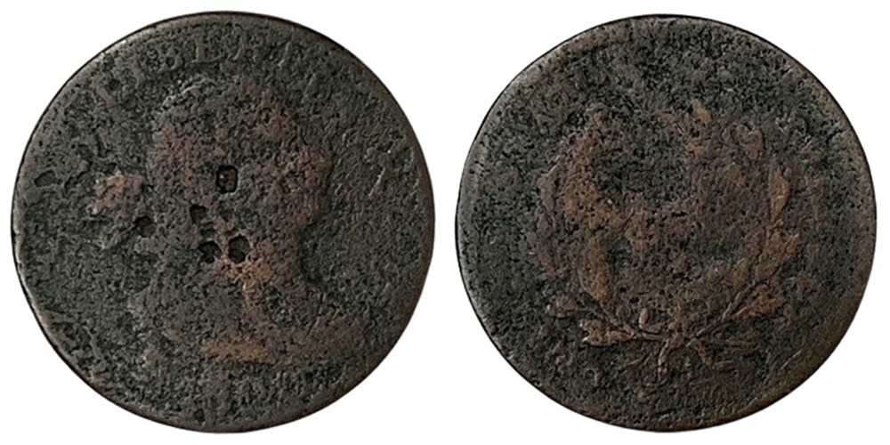 United States: copper Draped Bust half cent, 1800 2 coins world united states copper draped bust half cent 1800