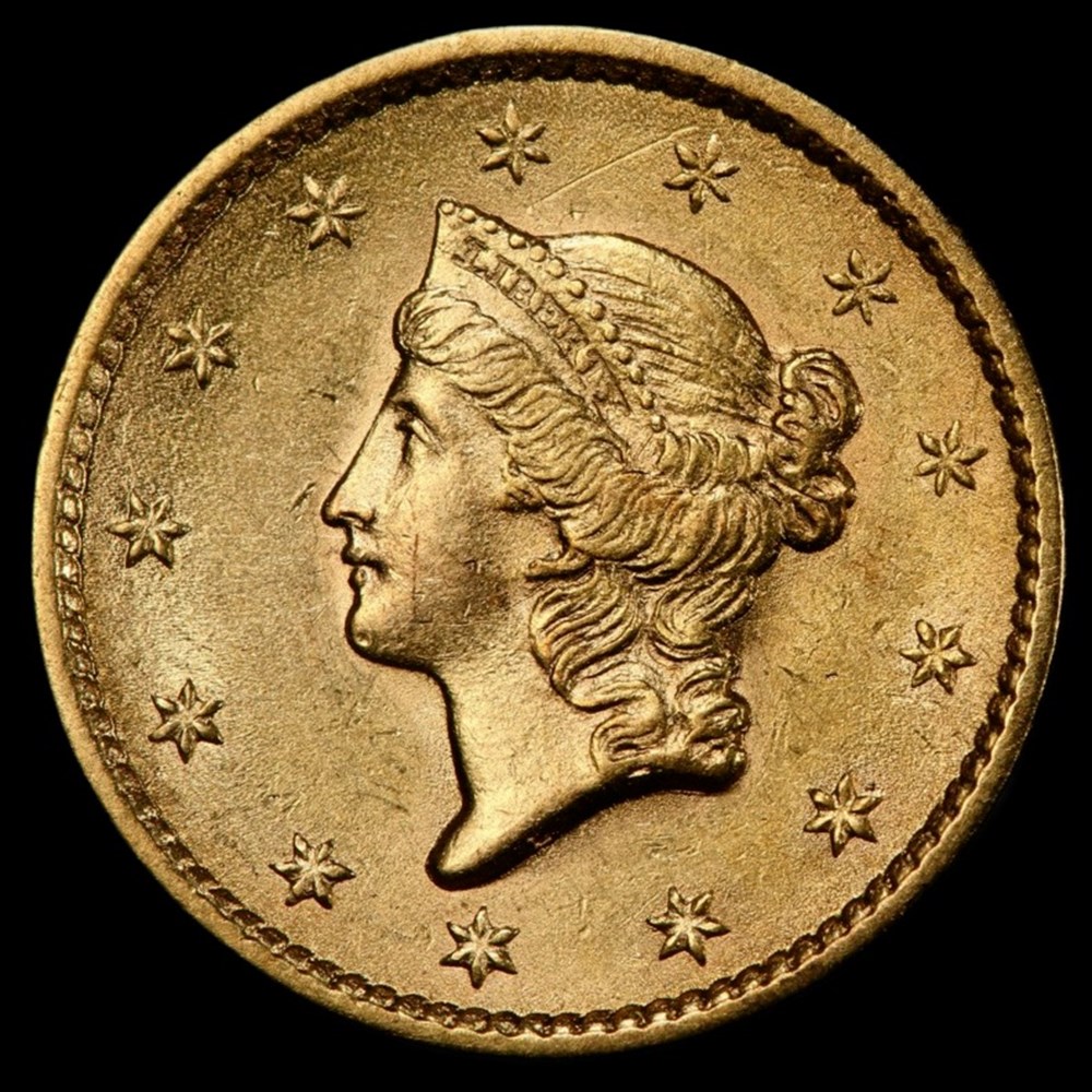 coins world united states 1852 gold dollar type 1 liberty head