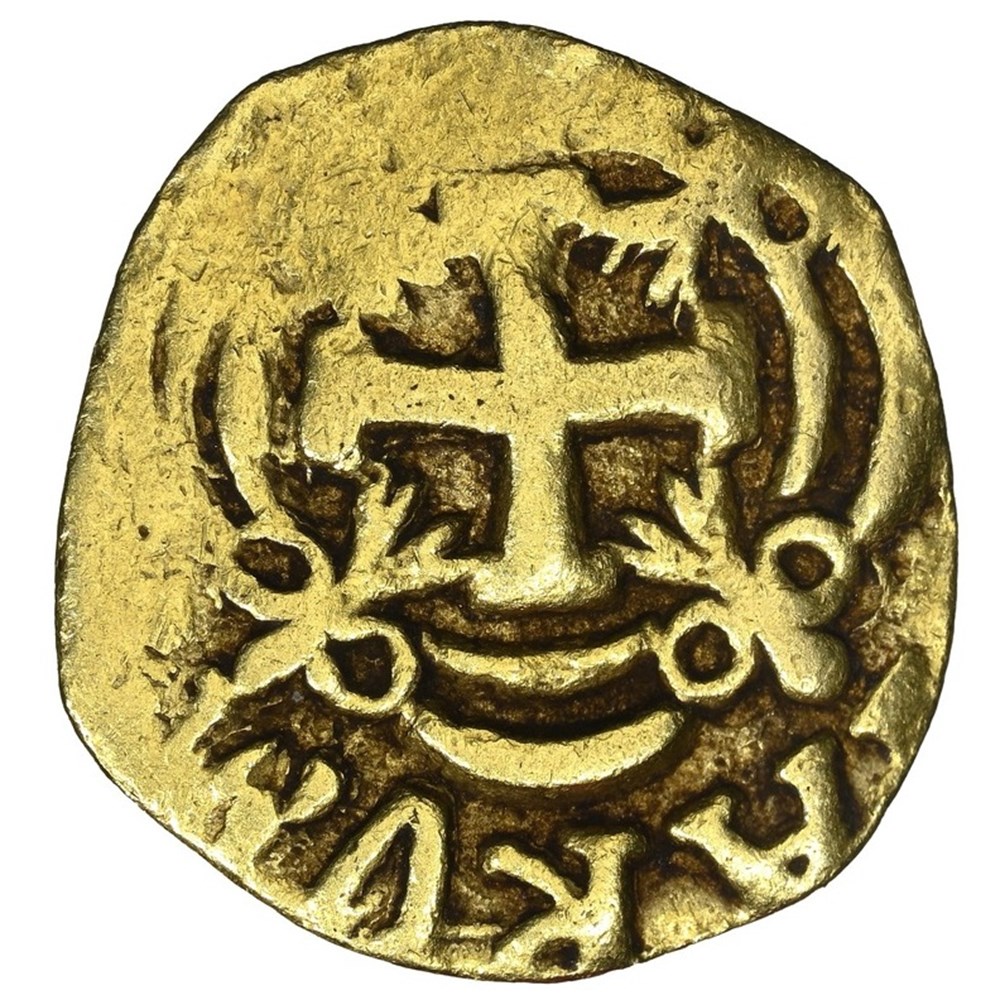 coins world colombia spanish colonial ca 1753 56 gold cob type escudo of ferdinand vi s assayer mark