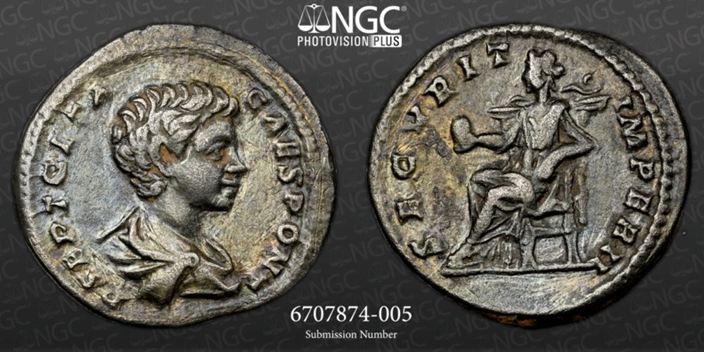 Roman Empire: ca. 209-211 AD silver denarius of Geta 2 coins ancient to romans imperial and republican roman empire ca 209 211 ad silver denarius of geta