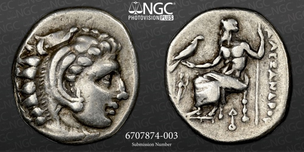 Greece (Macedon): ca. 336-323 BC silver drachm of Alexander the Great, lifetime issue 2 coins ancient to greek greece macedon ca 336 323 bc silver drachm of alexander the great lifetime issue