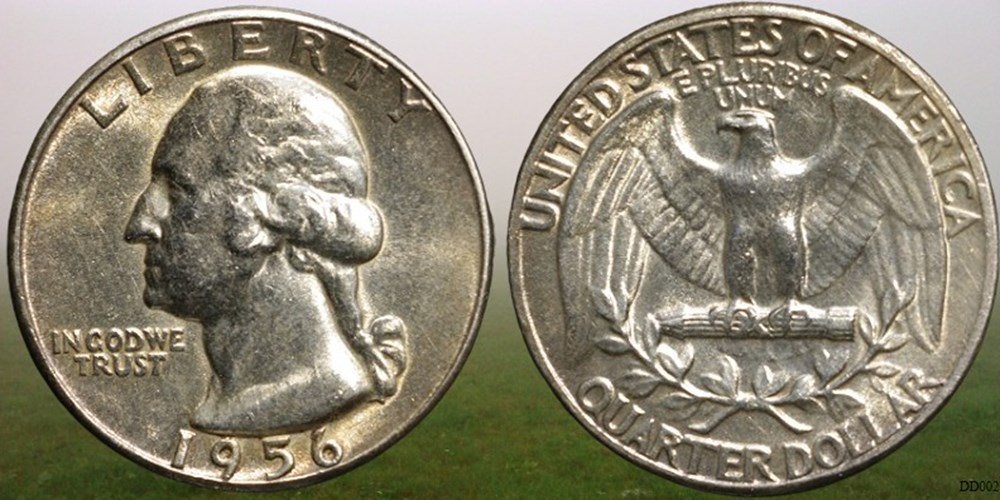 coins world united states dd002 usa 1956 silver washington quarter