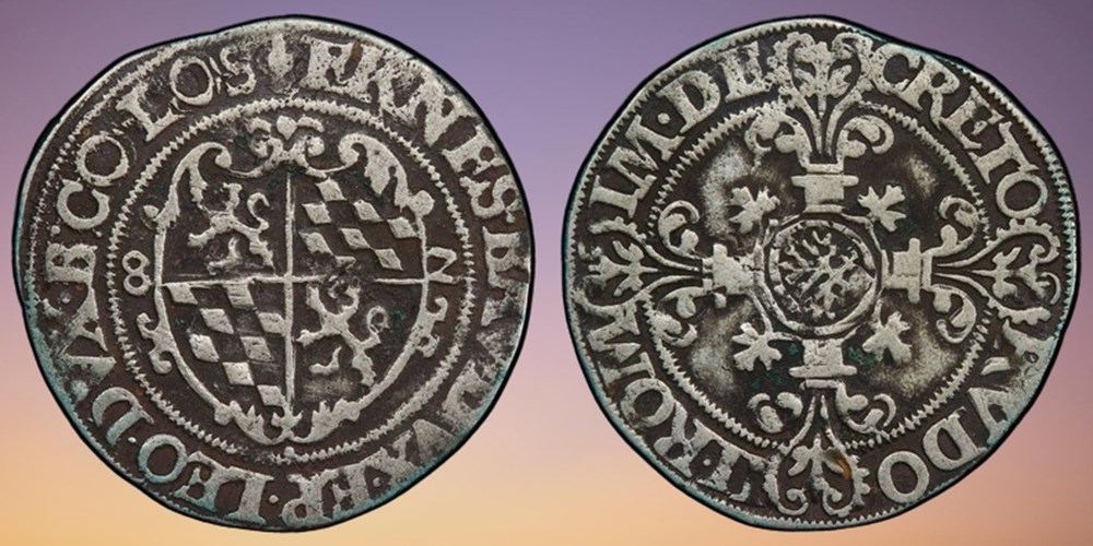 Belgium (Liège): silver Ernestus of Ernest of Bavaria, 1582 4 coins european medieval to other belgium liege silver ernestus of ernest of bavaria 1582